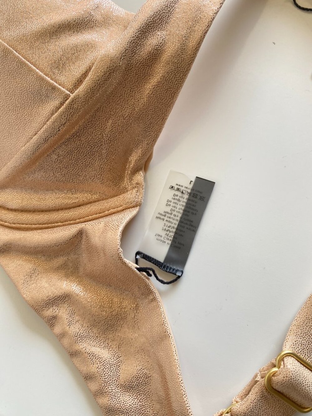 NWT Vetchy Margarita Bikini Gold Set Size L - Picture 6 of 7